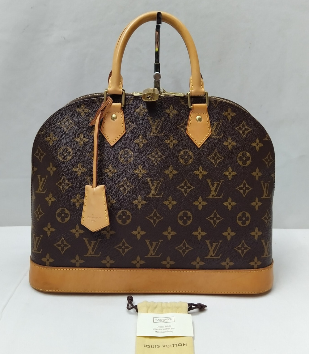 Louis Vuitton Alma PM Monogram Double Handle Zipper Bag - Made in USA